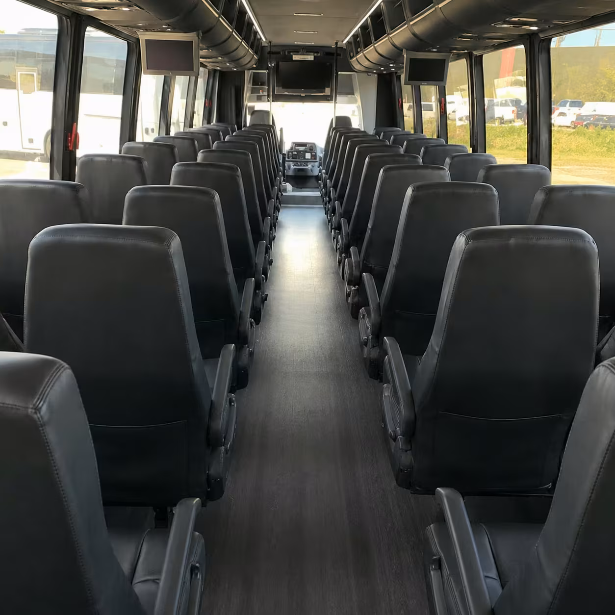 25 passenger minibus interior