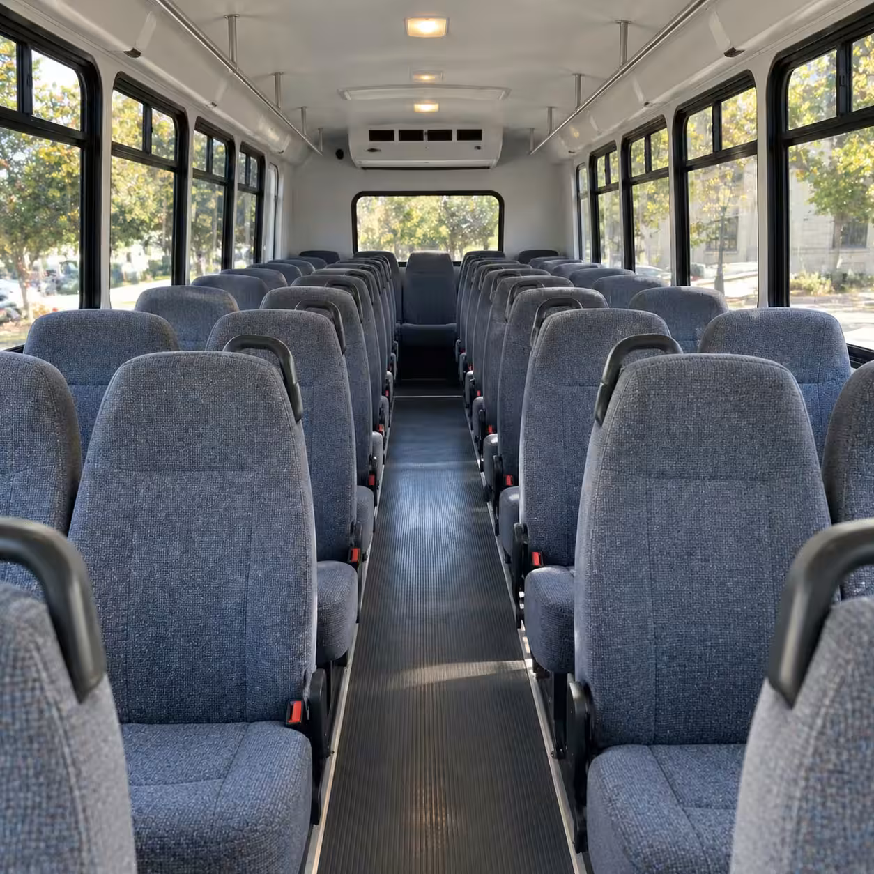 28 passenger minibus inside