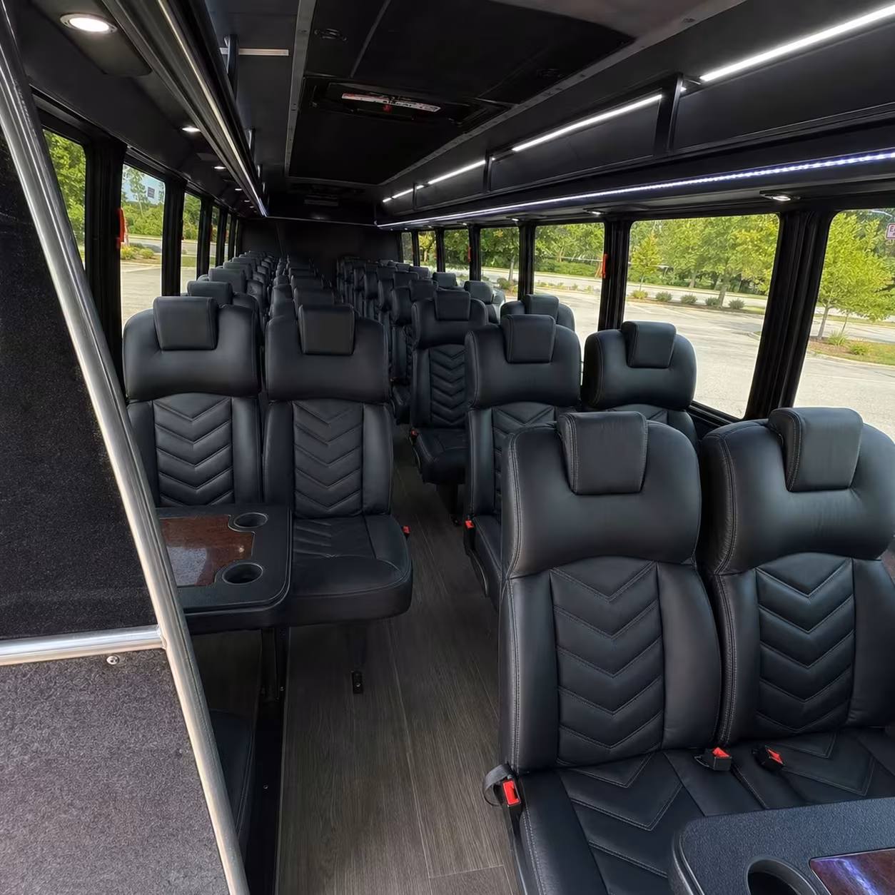 30 passenger minibus interior