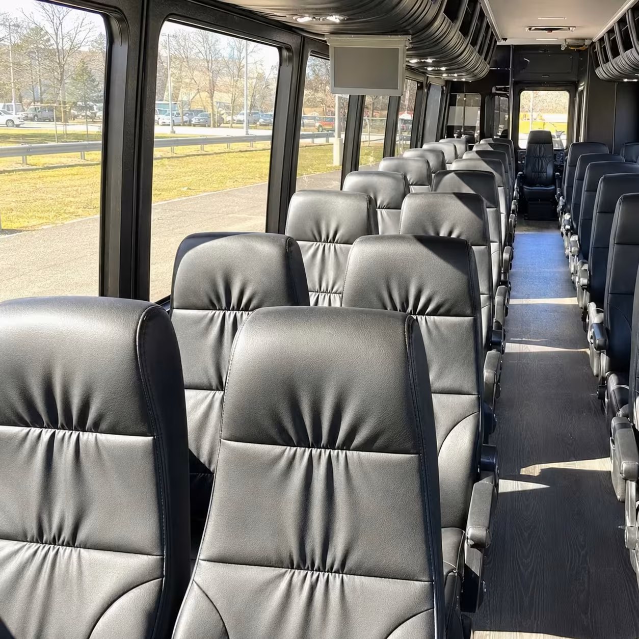 35 passenger minibus interior