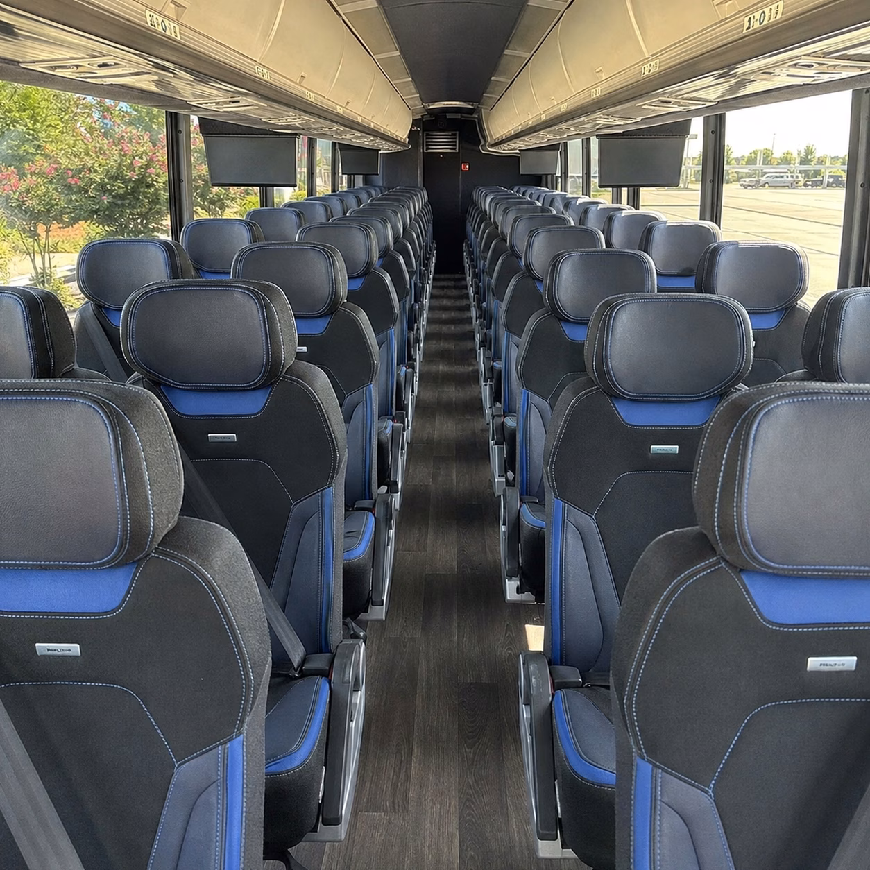 downtown macon corporate charter bus rentals for office commuters