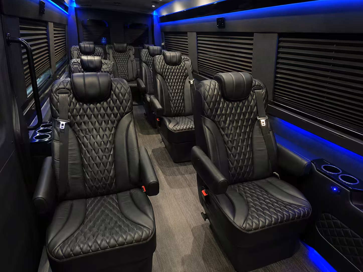 sprinter van with driver inside