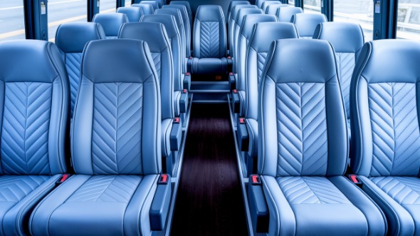 15 passenger minibus interior