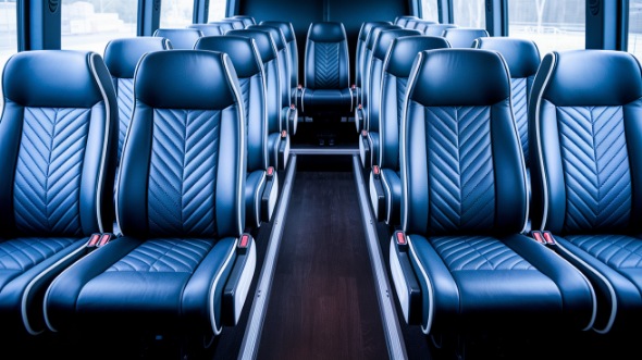 macon 15 passenger minibus inside