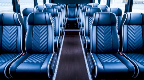 macon 18 passenger minibus inside