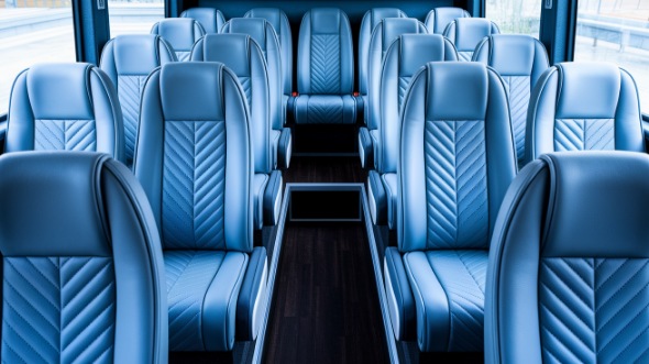 macon 18 passenger minibus interior