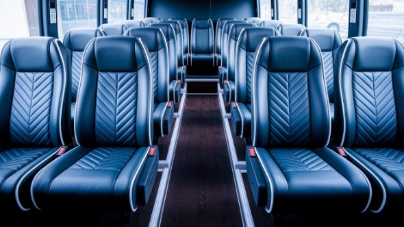macon 20 passenger minibus inside