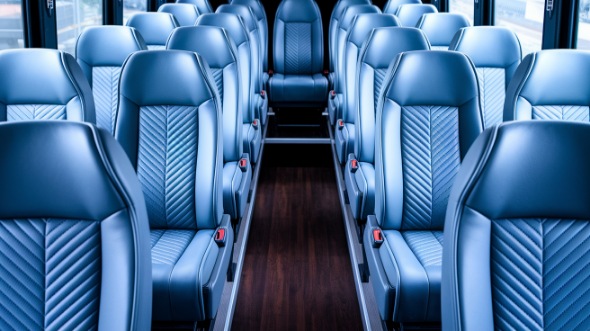 macon 35 passenger minibus inside