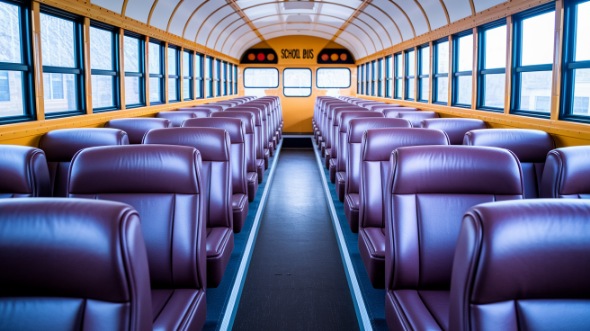 macon school bus rental inside