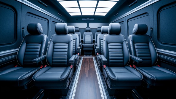 sprinter van with driver interior